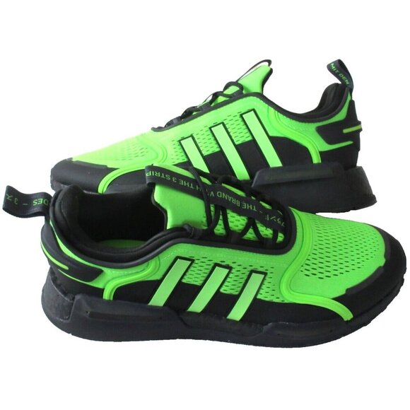 Adidas Originals Men's NMD_V3 FZ6495 Running Shoes Solar Green Black Size 11.5 - Picture 2 of 5